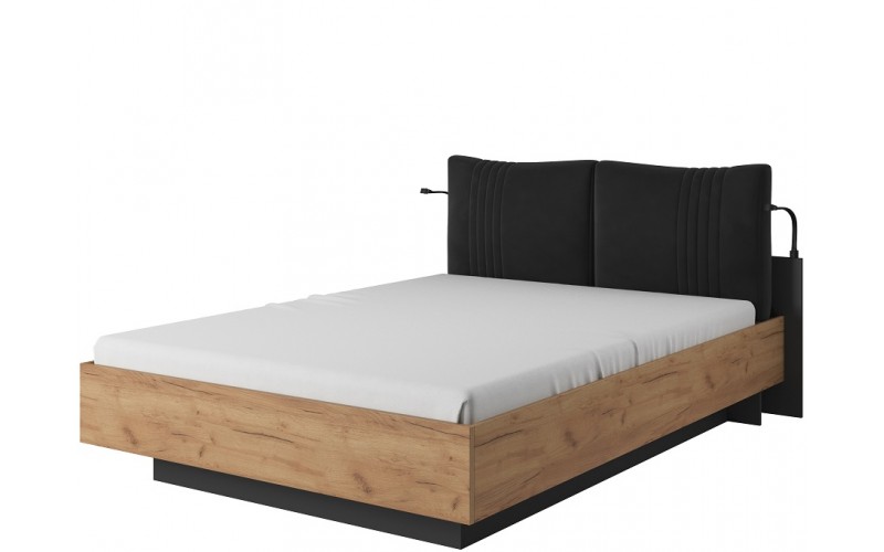 DETRE LOZ160, manželská posteľ s úložným priestorom 160x200 cm