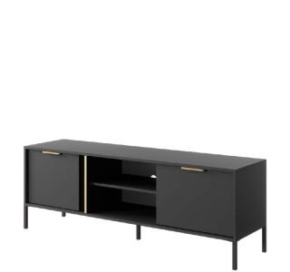 LIEGE antracit RTV2D, TV stolík