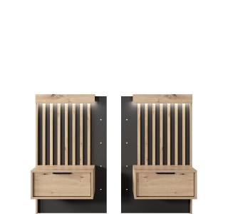 TANZA KOM1S, nočný stolík (sada 2ks)