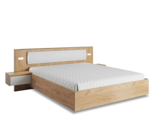 IBERIA LOZ160, manželská posteľ 160x200 cm s nočnými stolíkmi IBERIA LOZ160, manželská posteľ 160x200 cm s nočnými stolíkmi