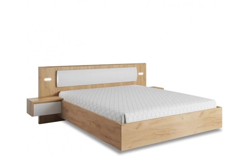 IBERIA LOZ160, manželská posteľ 160x200 cm s nočnými stolíkmi