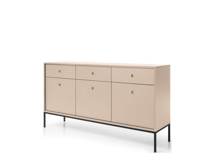 MONTRE sandy beige/čierne nohy KSZ154, komoda MONTRE sandy beige/čierne nohy KSZ154, komoda