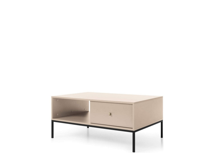MONTRE sandy beige/čierne nohy L104, konferenčný stolík MONTRE sandy beige/čierne nohy L104, konferenčný stolík