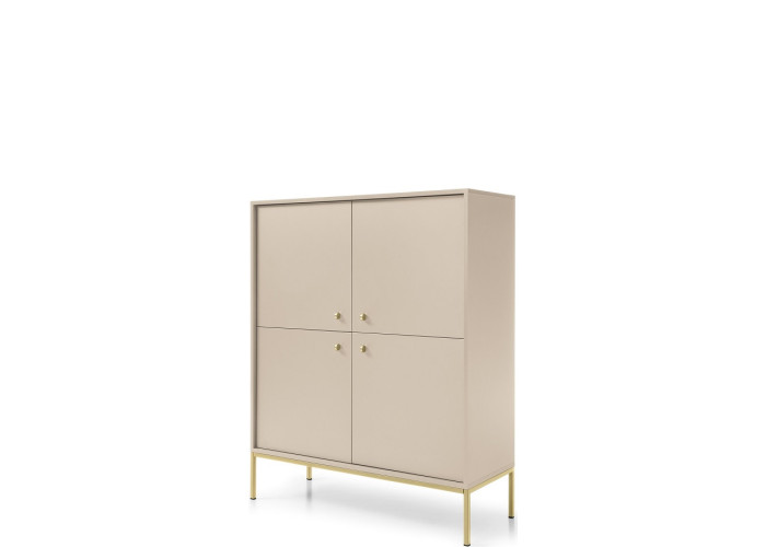 MONTRE sandy beige/zlaté nohy K104, komoda