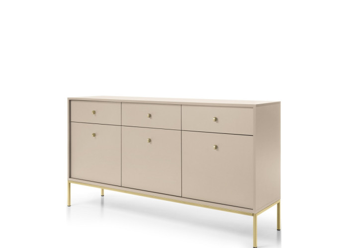 MONTRE sandy beige/zlaté nohy KSZ154, komoda