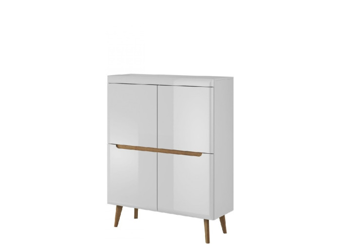 NORDI biely lesk NK107, komoda NORDI biely lesk NK107, komoda