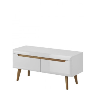 NORDI biely lesk NRTV107, TV stolík