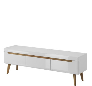 NORDI biely lesk NRTV160, TV stolík