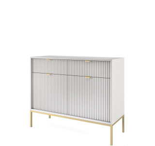 GENOVA sivá/zlaté nohy KSZ104, komoda