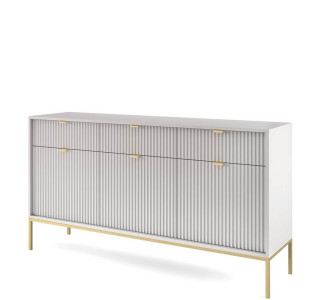 GENOVA sivá/zlaté nohy KSZ154, komoda