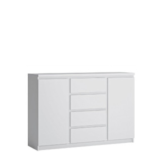 FLEURY biela alpská K03, komoda