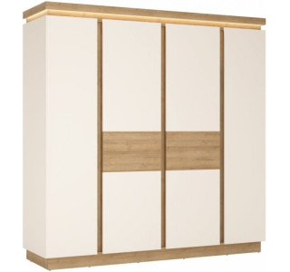 LEONARDO S03, šatníkovo-policová skriňa