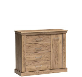 ANTICA dub craft zlatý A-02, komoda