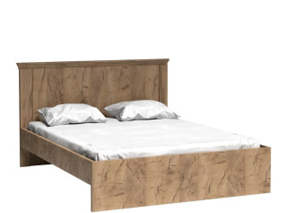 ANTICA dub craft zlatý A-05, manželská posteľ s roštom 160x200 cm