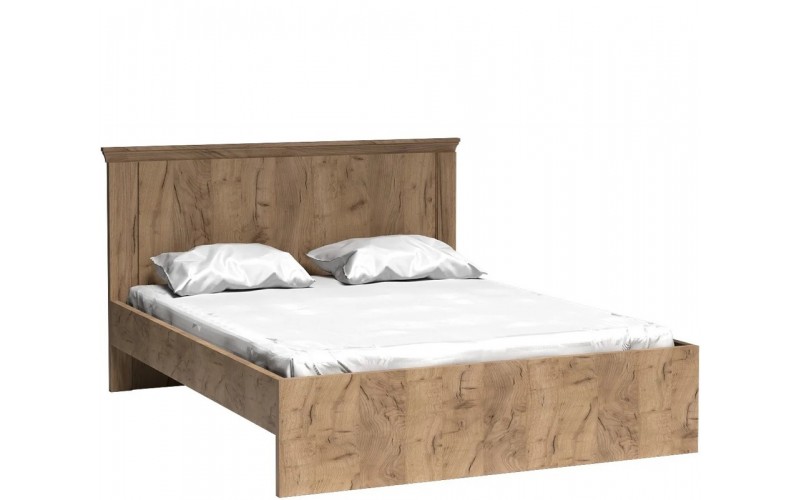 ANTICA dub craft zlatý A-05, manželská posteľ s roštom 160x200 cm