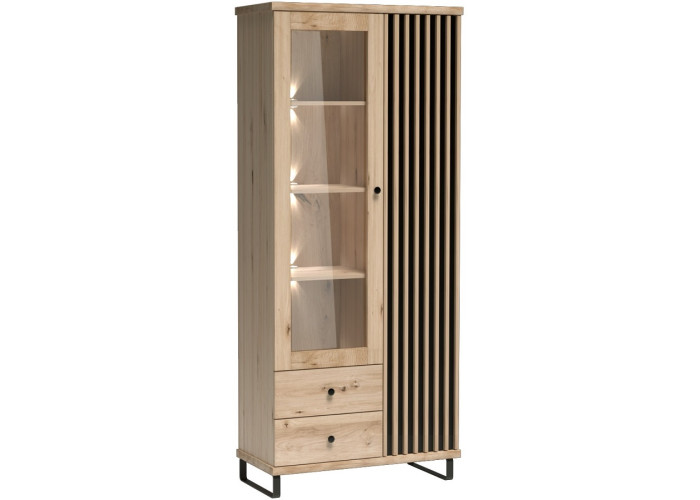 CALI C02-KN, vitrína na kovových nohách CALI C02-KN, vitrína na kovových nohách