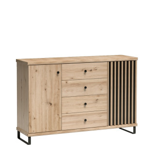 CALI C04-KN, komoda na kovových nohách