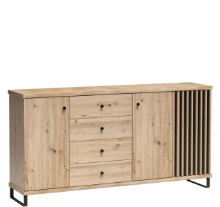 CALI C20KN, komoda na kovových nohách