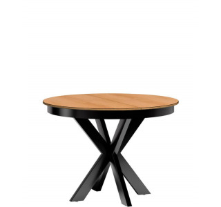 FONTI F10, okrúhly rozkladací jedálenský stôl 110-150x110 cm