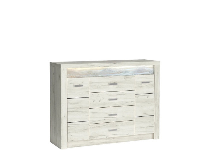 INDIANAPOLIS dub craft biely I07, komoda INDIANAPOLIS dub craft biely I07, komoda