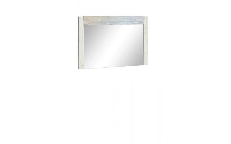 INDIANAPOLIS dub craft biely I12, závesné zrkadlo