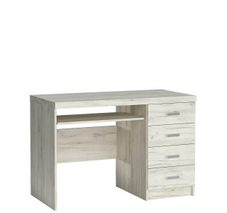 INDIANAPOLIS dub craft biely I16, písací stolík