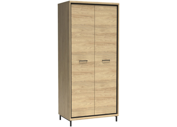 MEDIOLAN M01-KN, šatníkovo-policová skriňa no kovových nohách MEDIOLAN M01-KN, šatníkovo-policová skriňa no kovových nohách