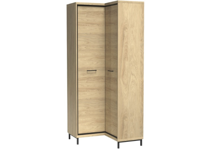MEDIOLAN M14-KN, šatníkovo-policová skriňa no kovových nohách MEDIOLAN M14-KN, šatníkovo-policová skriňa no kovových nohách