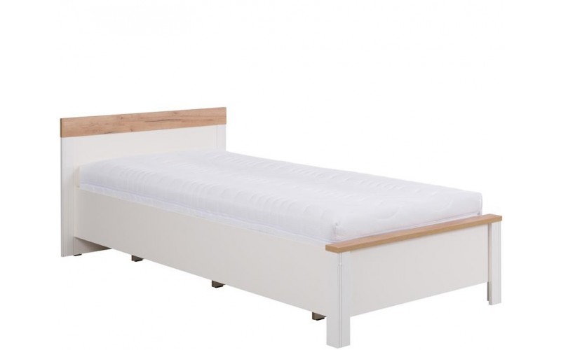 SANBERG 19, jednolôžková posteľ 90x200 cm s roštom