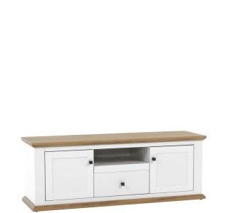 MEZO biela/dub MZ15, TV stolík