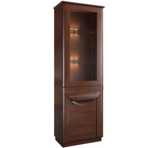 BARI jednodverová vitrína s osvetlením, ľavá