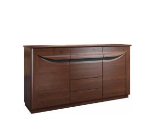 BARI vysoká komoda s barom 2D2SZ