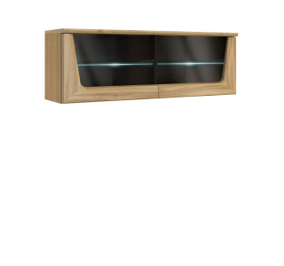 MAGANDA závesná vitrína 2DS s osvetlením, malá