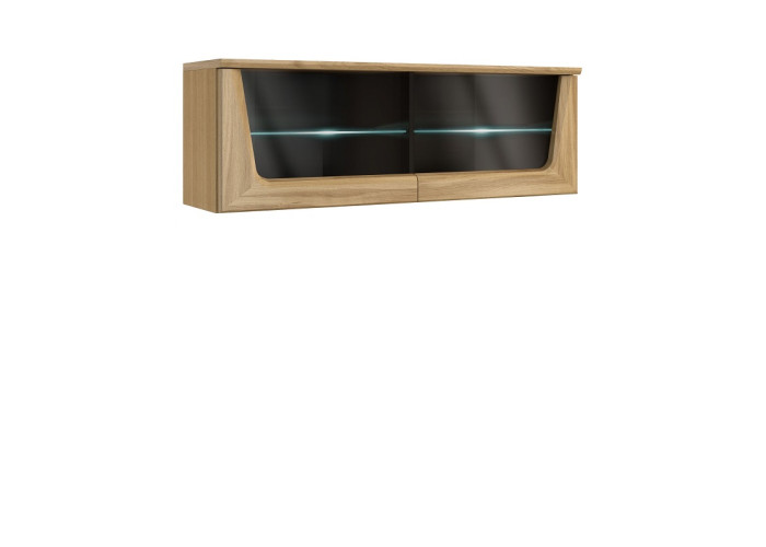 MAGANDA závesná vitrína 2DS s osvetlením, malá MAGANDA závesná vitrína 2DS s osvetlením, malá