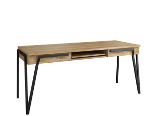 PIK dub prírodný lager BIU2SV, písací stôl s výsuvom