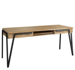 PIK dub prírodný lager BIU2SV, písací stôl s výsuvom