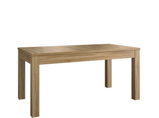 PIK dub prírodný lager STO/250, jedálenský stôl 160-250x90 cm
