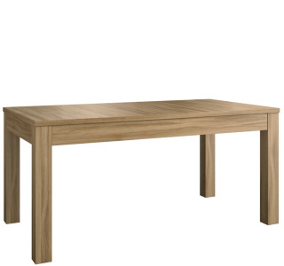 PIK dub prírodný lager STO/250, jedálenský stôl 160-250x90 cm