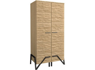 PIK dub prírodný lager SZF2D, šatníkovo-policová skriňa