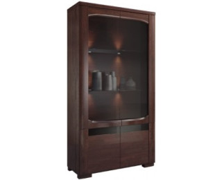 RIVA dvojdverová vitrína s osvetlením