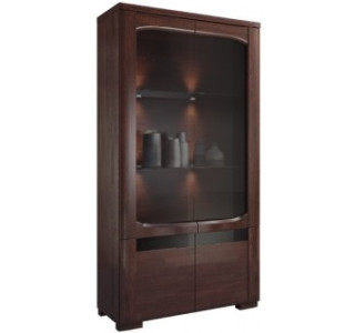 RIVA dvojdverová vitrína s osvetlením