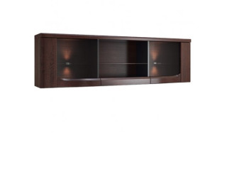 RIVA závesná vitrína s osvetlením 2DS, veľká