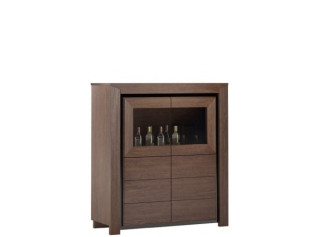 SEMPRE skrinka s barom 2DS2D s osvetlením