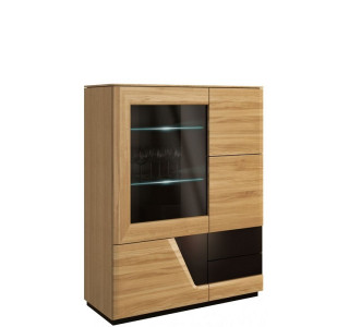 SMART vitrína s barom a osvetlením, ľavé prevedenie