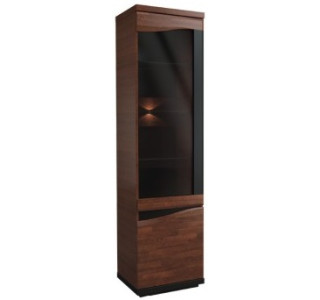 VENEZIA jednodverová vitrína s osvetlením, pravé prevedenie