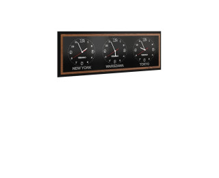 VERANO nástenné hodiny, trojité