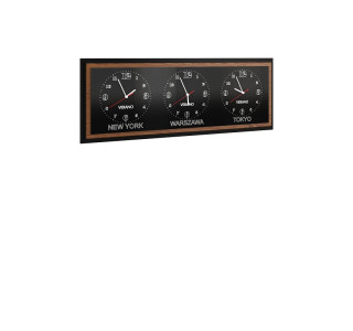 VERANO nástenné hodiny, trojité