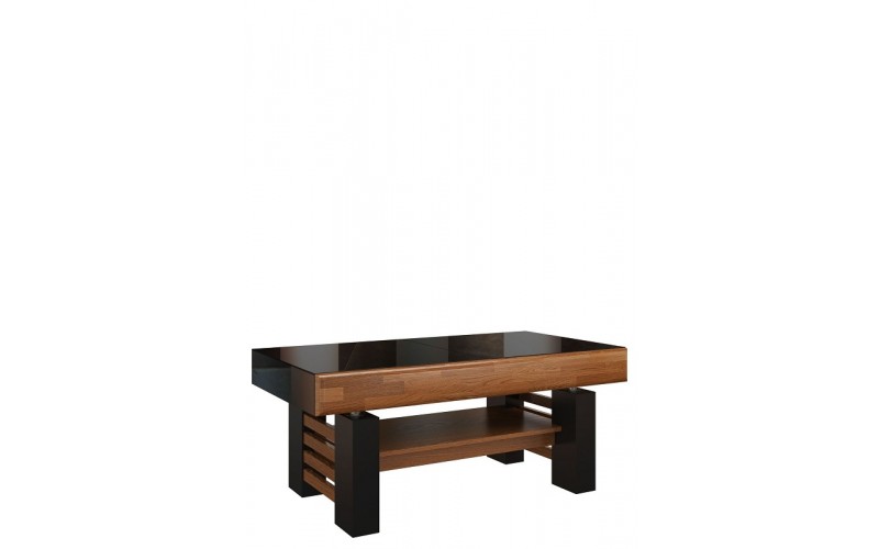VERANO konferenčný stolík 2, rozložiteľný na jedálenský stôl v rozmere 120-160 x 70 cm