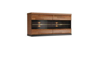 VERANO závesná vitrína 2DS s osvetlením