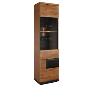 VERANO jednodverová vitrína s osvetlením, ľavé prevedenie